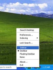 sidebar menu